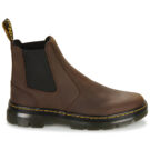 Dr. Martens EMBURY DARK BROWN CRAZY HORSE Marron Bottines Homme - 2