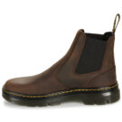 Dr. Martens EMBURY DARK BROWN CRAZY HORSE Marron Bottines Homme - 4