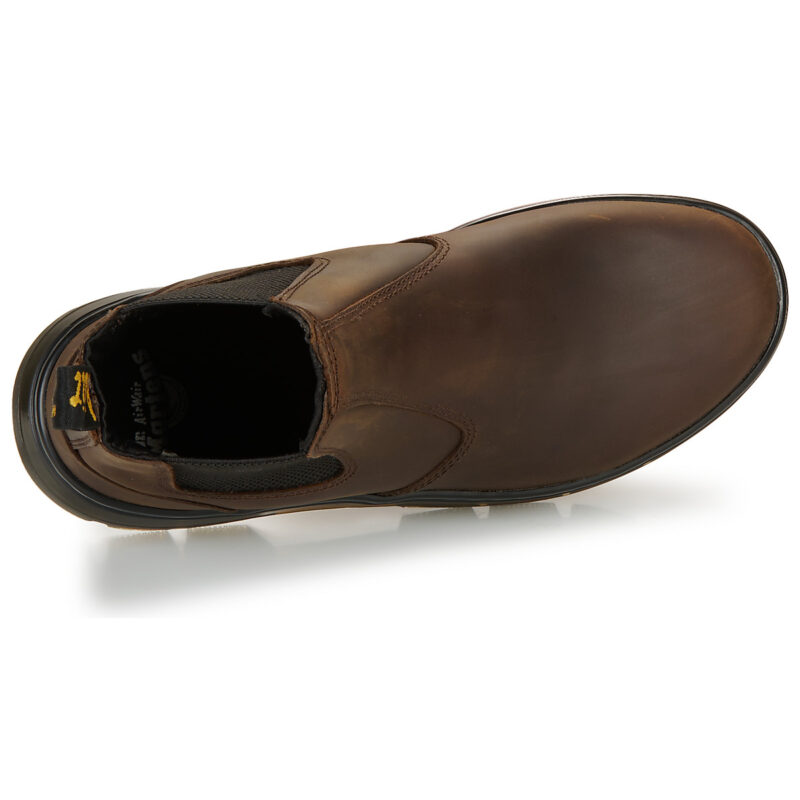 Dr. Martens EMBURY DARK BROWN CRAZY HORSE Marron Bottines Homme - 6
