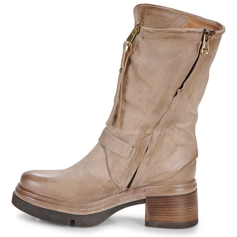 Airstep / AS98 TRAVERSA Beige Damen-Ankle-Boots - Gr&ouml;&szlig;e 4