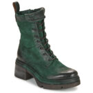 Airstep / AS98 A89214-101-6906 Gr&uuml;ne Damen-Ankle-Boots - Gr&ouml;&szlig;e 1