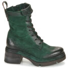 Airstep / AS98 A89214-101-6906 Gr&uuml;ne Damen-Ankle-Boots - Gr&ouml;&szlig;e 2