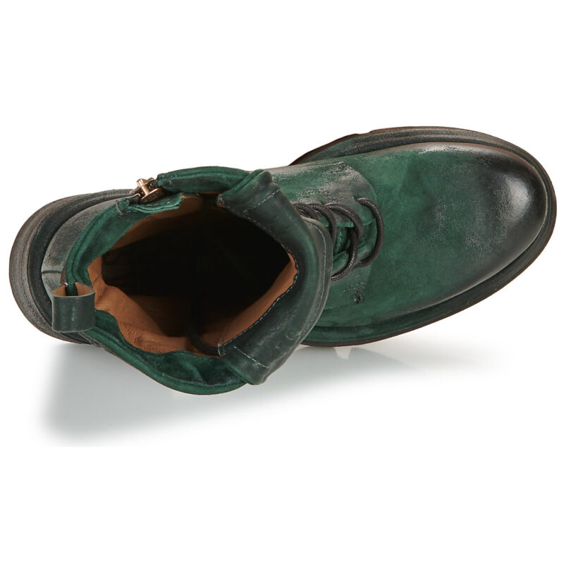 Airstep / AS98 A89214-101-6906 Gr&uuml;ne Damen-Ankle-Boots - Gr&ouml;&szlig;e 6