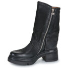 Airstep / AS98 0 Schwarze Damen-Ankle-Boots - Gr&ouml;&szlig;e 4