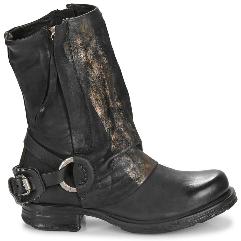 Airstep / AS98 A50238-101-6002 Schwarze Damen-Ankle-Boots - Gr&ouml;&szlig;e 2