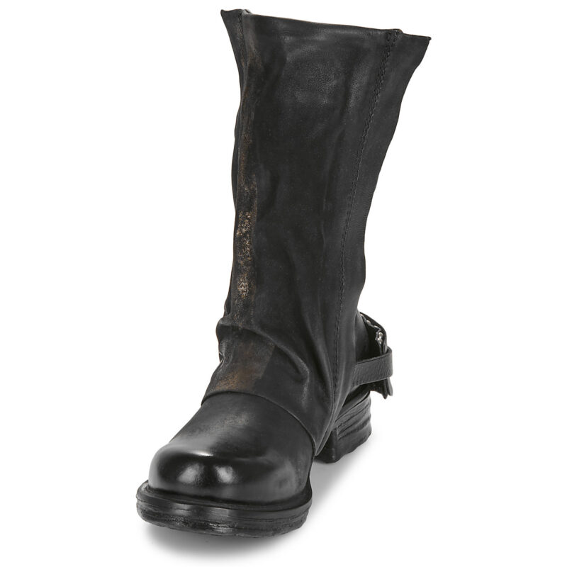 Airstep / AS98 A50238-101-6002 Schwarze Damen-Ankle-Boots - Gr&ouml;&szlig;e 3