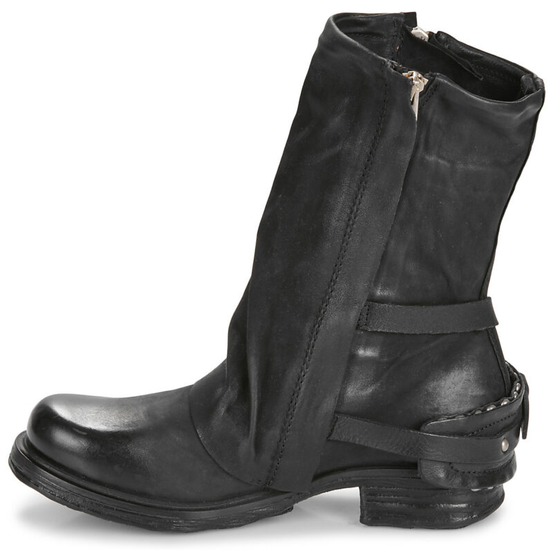 Airstep / AS98 A50238-101-6002 Schwarze Damen-Ankle-Boots - Gr&ouml;&szlig;e 4