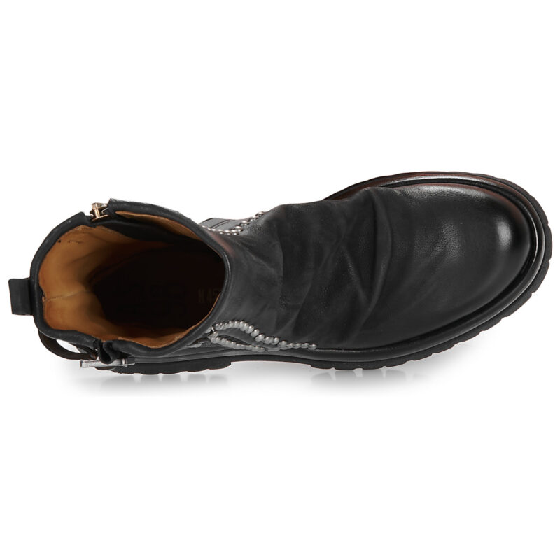 Airstep / AS98 B51218-101-6002 Schwarze Damen-Ankle-Boots - Gr&ouml;&szlig;e 6