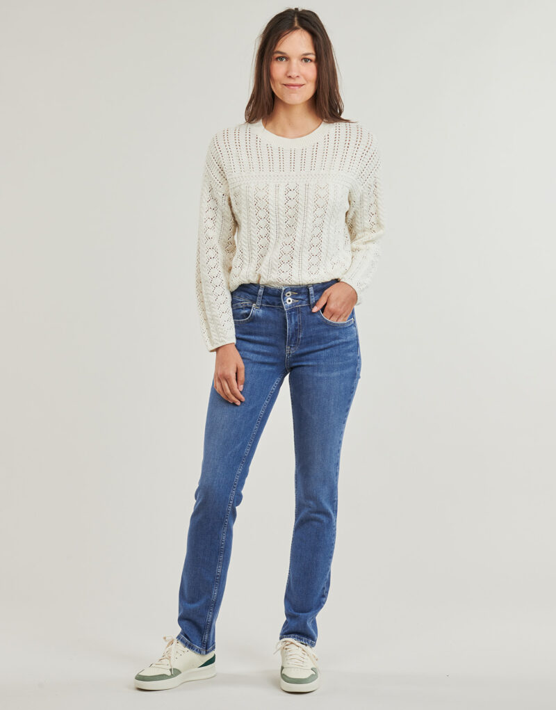 Jeans Slim Pepe jeans SLIM JEANS MW Blu Jeans Slim Donna - 2