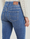 Jeans Slim Pepe jeans SLIM JEANS MW Blu Jeans Slim Donna - 5