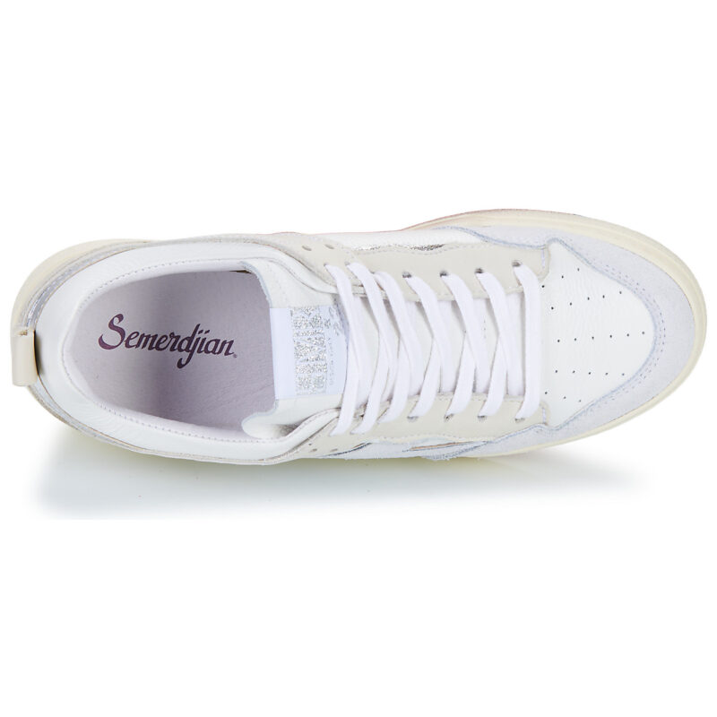 Semerdjian CHITA Wei&szlig;e Low-Top-Sneaker f&uuml;r Damen - Gr&ouml;&szlig;e 6