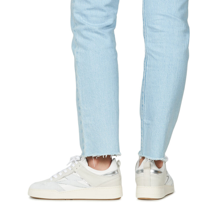 Semerdjian CHITA Wei&szlig;e Low-Top-Sneaker f&uuml;r Damen - Gr&ouml;&szlig;e 8