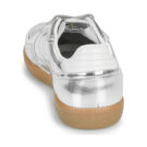 Baskets basses argent&eacute;es ALOHAS Tb.490 pour femme - Pointure 5