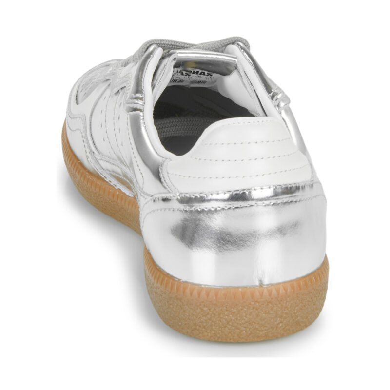 Baskets basses argent&eacute;es ALOHAS Tb.490 pour femme - Pointure 5
