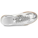 Baskets basses argent&eacute;es ALOHAS Tb.490 pour femme - Pointure 6