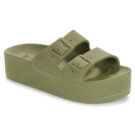 Cacato&egrave;s CAIPIRINHA CLASSIC Khaki Women's Slippers - 1