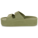 Cacato&egrave;s CAIPIRINHA CLASSIC Khaki Women's Slippers - 4