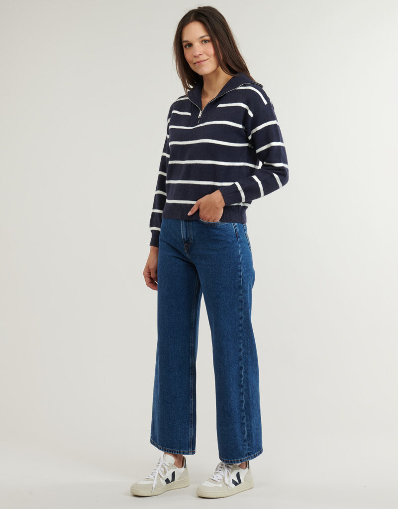 Pullover Betty London MARINAE Blaue Damenpullover - 3