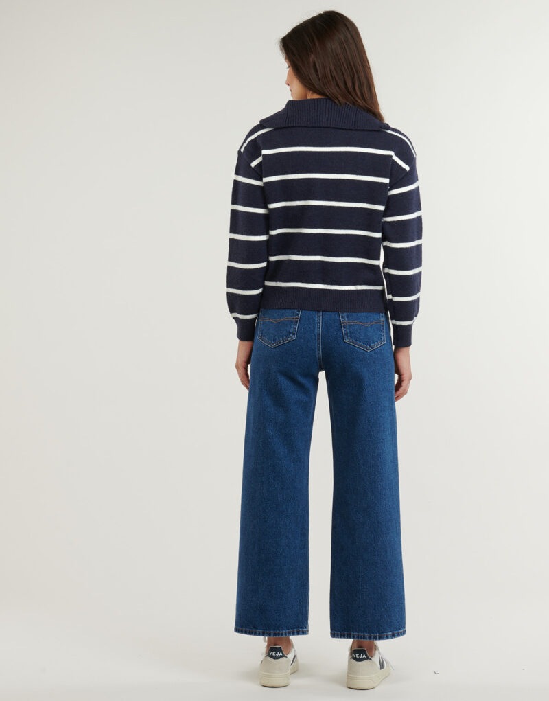 Pullover Betty London MARINAE Blaue Damenpullover - 4