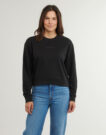 Sudadera Vans W ESSENTIAL FT RLX CREW Negra Sudadera Mujer - 2
