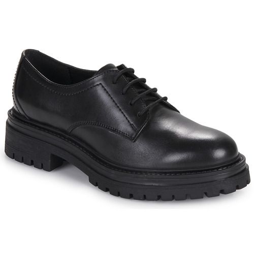 Scarpe Geox D IRIDEA Nero Derby Donna, eleganti e versatili, perfette per ogni occasione. Realizzate in materiali di alta qualità, offrono comfort e traspirabilità, ideali per il giorno e la sera. Aggiungi un tocco di stile al tuo guardaroba con queste scarpe chic e pratiche.