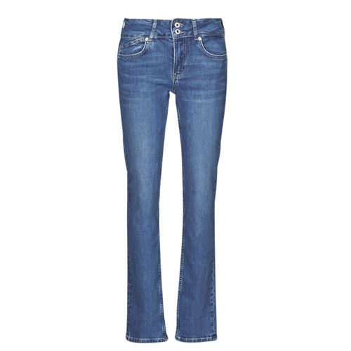 Jeans Slim Pepe Jeans MW Blu per donna, design alla moda e vestibilità comoda, perfetti per ogni occasione. Acquista ora i migliori jeans slim donna Pepe Jeans, un must-have nel tuo guardaroba!