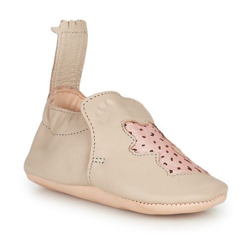Pantofole Easy Peasy per bambina, modello BLUMOO RENARD in beige, ideali per comfort e stile. Realizzate con materiali di alta qualità, queste pantofole sono perfette per l'uso quotidiano, offrendo calore e supporto ai piedi dei più piccoli. Scopri le pantofole Easy Peasy, la scelta ideale per un look elegante e pratico.