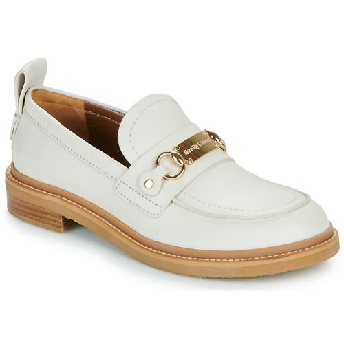 Mocassini Donna See by Chloé SIGNATURE 1 LOAFER Beige, eleganti e versatili, perfetti per il tuo guardaroba primaverile. Design sofisticato con dettagli raffinati, ideali per occasioni casual e formali. Comodi e alla moda, questi mocassini sono un must-have per ogni amante della moda.