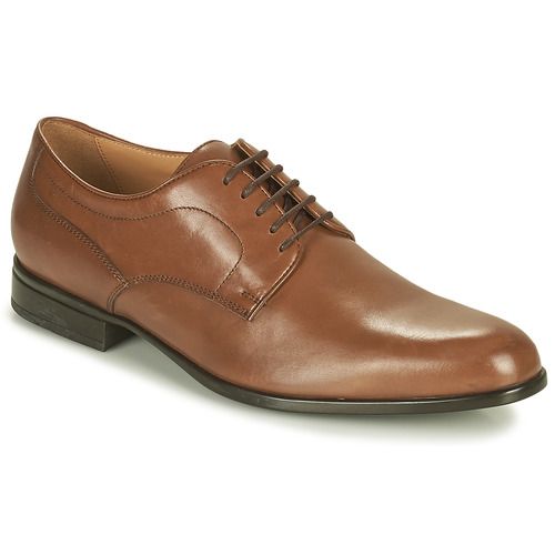 Scarpe uomo Geox IACOPO Marrone Derby Uomo, eleganti e confortevoli, realizzate in pelle di alta qualità, ideali per occasioni formali e quotidiane. Scarpe leggere con suola traspirante Geox, perfette per un comfort duraturo. Acquista ora per un look raffinato e moderno!