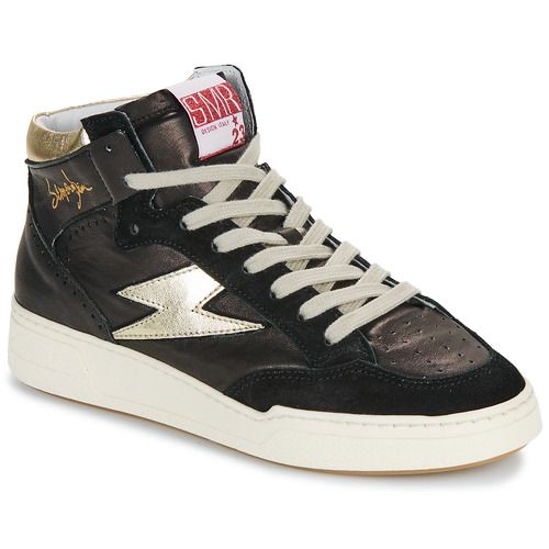 Scarpe Semerdjian BRAGA Nero Sneakers alte Donna, eleganti e alla moda, ideali per ogni occasione. Design moderno con dettagli stilosi, perfette per completare il tuo outfit. Sneakers di alta qualità, comode e versatili, adatte per il tempo libero o una passeggiata in città. Disponibili in nero, offrono un tocco di classe al tuo look quotidiano.