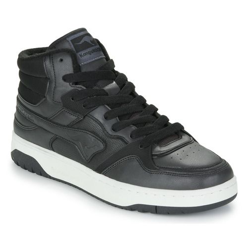 Sneakers alte Uomo Kangaroos K-Draft Tony Mid Nero, ideali per uno stile casual e sportivo. Rifinite in pelle sintetica di alta qualità, presentano un design moderno e confortevole, perfette per ogni occasione. Acquista ora per un look trendy e alla moda!