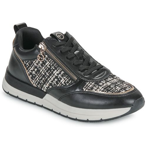 Sneakers basse donna Tamaris MOKIS in color nero, ideali per ogni occasione. Queste scarpe eleganti e versatili offrono comfort e stile, perfette per completare il tuo look quotidiano. Scopri la qualità e il design delle sneakers Tamaris, un must-have nel tuo guardaroba.
