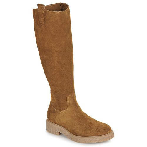 Stivali Unisa EDUIN Marrone da donna, eleganti e alla moda, realizzati in pelle di alta qualità. Design versatile perfetto per ogni occasione, ideale per completare il tuo look autunnale e invernale. Comfort e stile si uniscono in queste scarpe must-have per la stagione.
