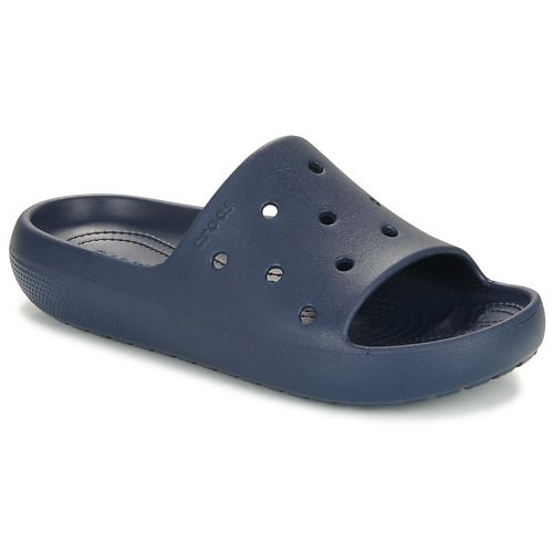 Ciabatte Donna Crocs Classic Slide v2 Blu, comode e stilose, ideali per l'estate. Perfette per il tempo libero e la spiaggia, offrono un'ottima aderenza e comfort. Design elegante e versatile, queste ciabatte sono un must-have per ogni guardaroba estivo.