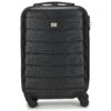David Jones CHAUVETTINI 34L CABIN Schwarz Harter Koffer Damen