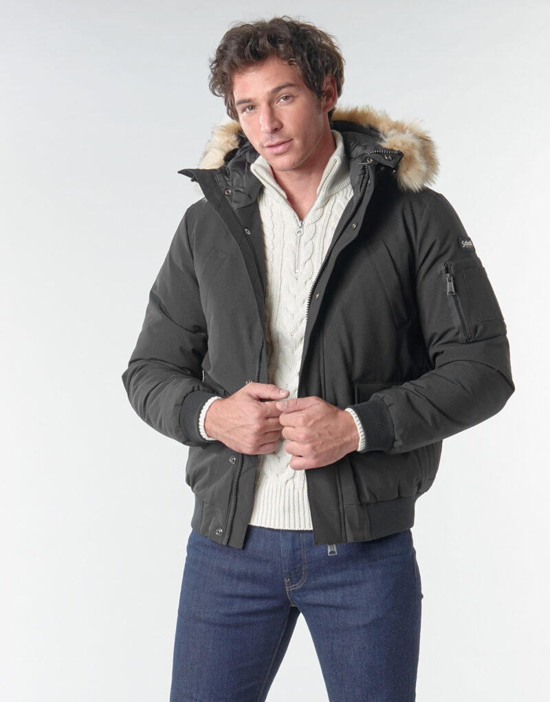Parka Schott KEYBURN negra para hombre - 2