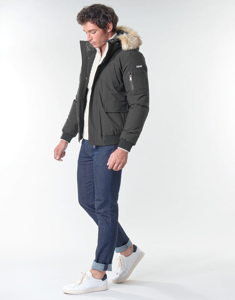 Parka Schott KEYBURN negra para hombre - 3