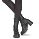 Art BERNA Black - Women's Ankle Boots - 8