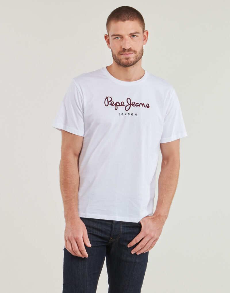 T-shirt Pepe jeans EGGO N Bianco T-shirt maniche corte Uomo - 2
