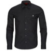 Camicia a maniche lunghe HUGO Ermo Nero Camicie a maniche lunghe Uomo