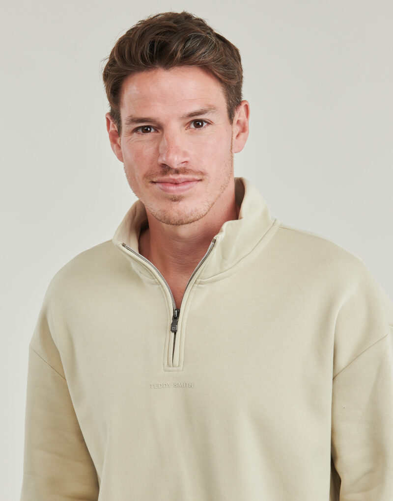 Felpe Teddy Smith LOTEN Beige Felpe Uomo - 5