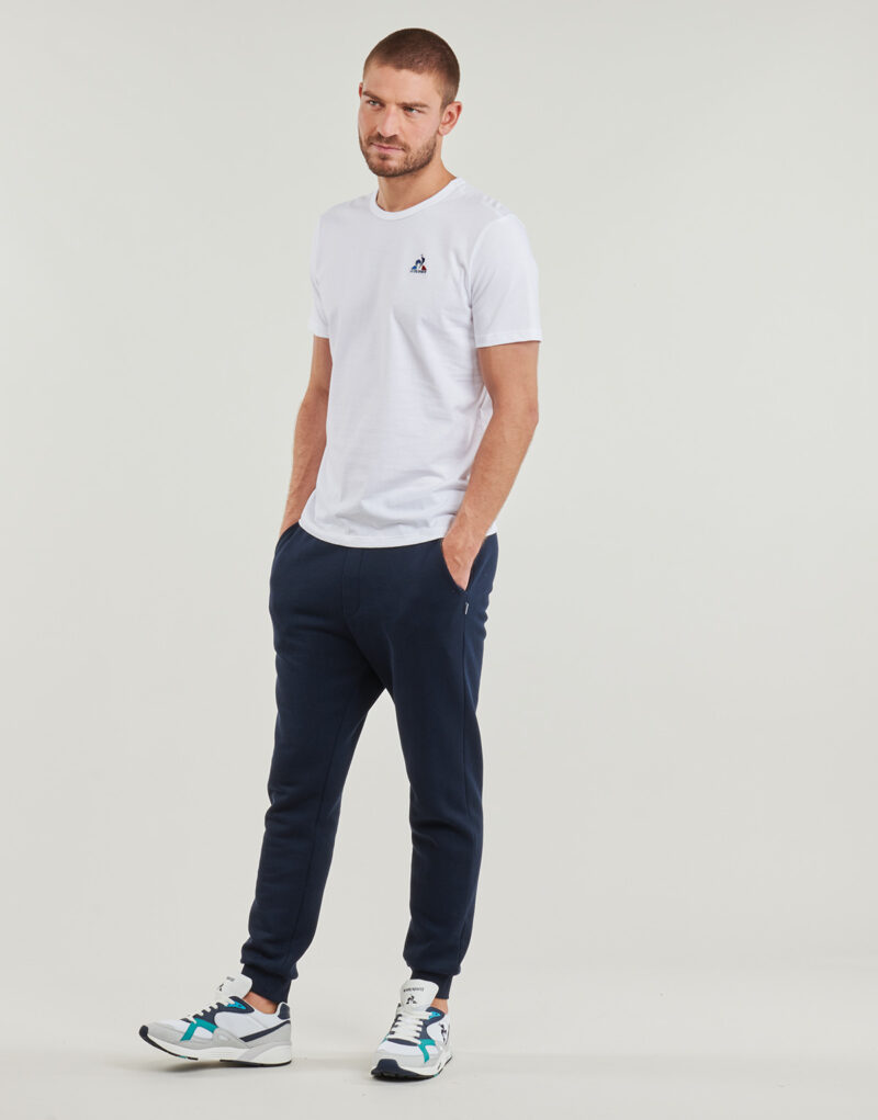 T-shirt Le Coq Sportif T-shirt ESS Tee SS N&deg;1 M Blanc &agrave; manches courtes pour homme - 3