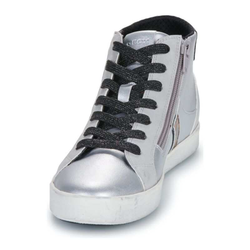 Geox  D BLOMIEE  Argento -  Sneakers alte Donna - 3