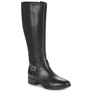 Geox  D FELICITY  Nero -  Stivali bassi  Donna