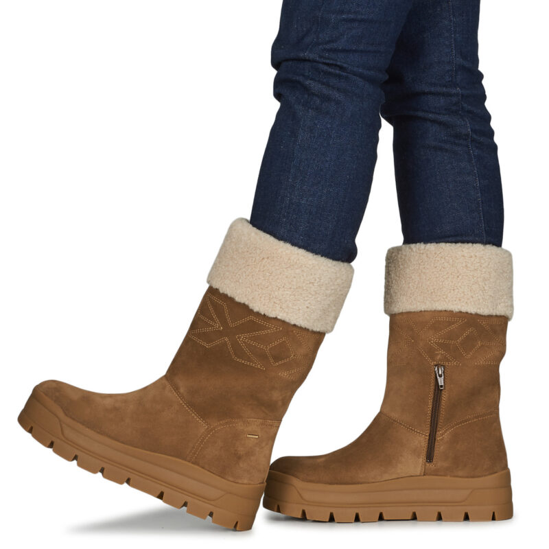 Geox D SPHERICA EC7.1 B A Marrone Schneestiefel Damen - 8
