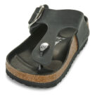 BIRKENSTOCK Gizeh Big Buckle Pelle / Huilé / Black / Regular Nero Infradito Donna - 3