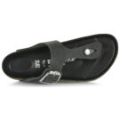 BIRKENSTOCK Gizeh Big Buckle Pelle / Huilé / Black / Regular Nero Infradito Donna - 7