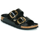 BIRKENSTOCK Arizona Big Buckle High / Light / Black / Narrow Black Damen-Slipper - 1