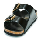 BIRKENSTOCK Arizona Big Buckle High / Light / Black / Narrow Black Damen-Slipper - 3