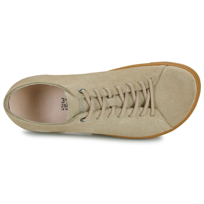 BIRKENSTOCK Bend Low Nubuck / Grey / Taupe / Regular Beige Men's Sneakers - 6